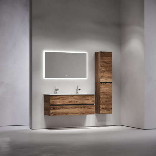 Тумба под раковину Sancos Urban UR120-2ECH 120х50 подвесная цвет коричневый - фото 3